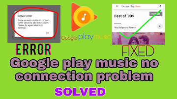 How to fix google play music no connection problem Solved 2023
