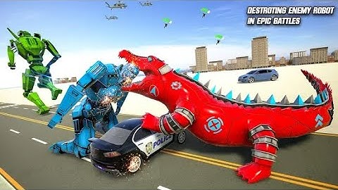 Amazing Real Robot Crocodile | Rescue City Robot Transformation Android GamePlay | By Game Crazy