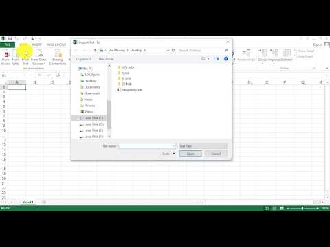 Video Hướng dẫn chuyển đổi file csv sang excel (offline) - youtube