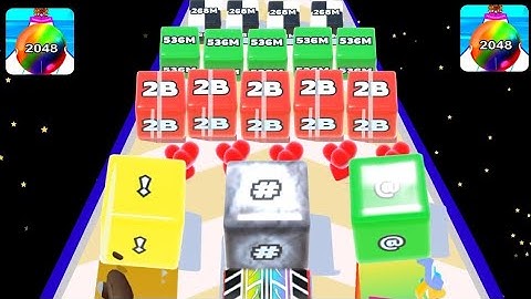 Jelly Run 2048 | jelly run 2048 merge 3d block puzzle world record ( 2048,..4B ) #JellyRun2048 #29