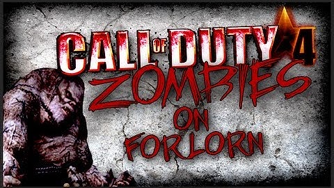 Cod 4 Mods: Outlaw Chaos Zombies on Forlorn (Live Commentary/Gameplay)