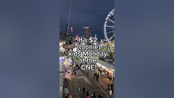 CNE is $2 for kids today! Toonie Monday Admission! #shorts #cne #cne2023