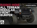 Jeep Wrangler Rugged Ridge All Terrain Modular Front Bumper (2007-2016 JK) Review & Install