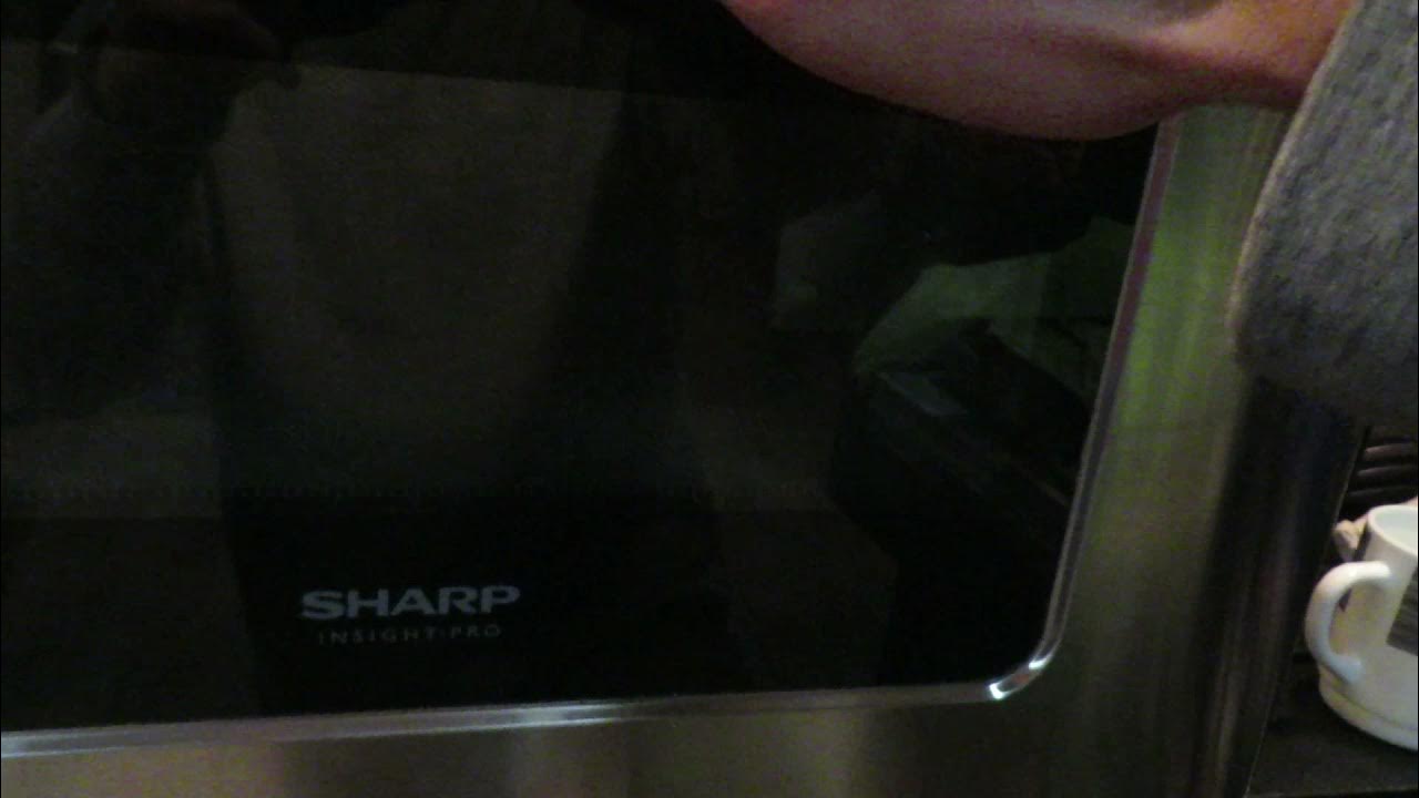 Sharp microwave drawer KB6524PS arcing event YouTube