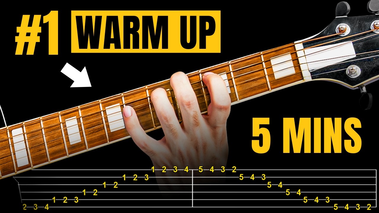 5 Minute BEGINNER Warm-Up (Play Along Routine)