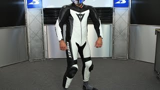 When it comes to leather 1-piece racing suits, dainese is at the top
of mountain. this technical motorcycle safety gear loaded
top-to-bottom with high...