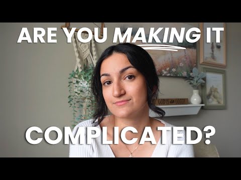 We are OVERCOMPLICATING our relationship with God.