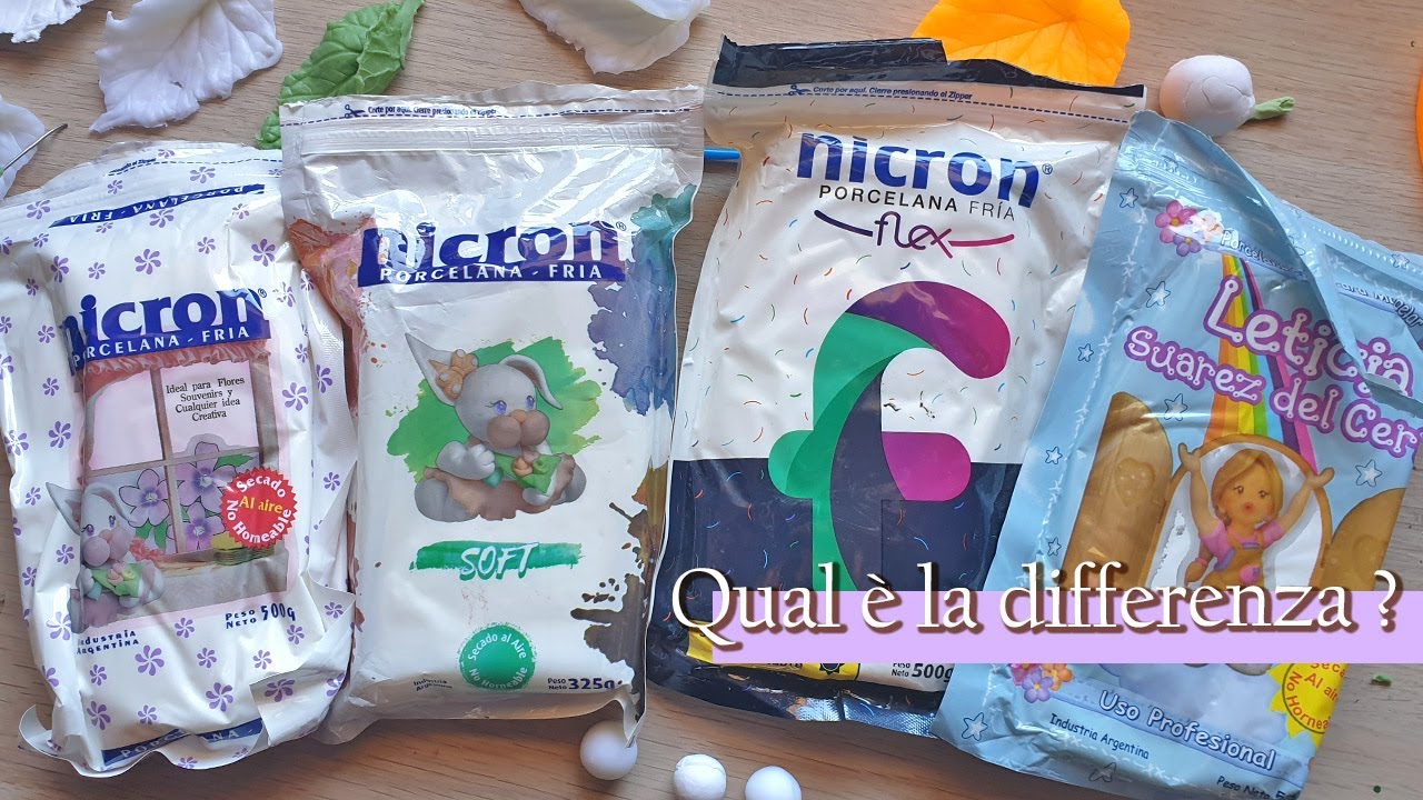 Porcellana fedda Nicron Classic, Soft, Flex e Leticia [ pt.1 Consistenza e  lavorabilità ] 