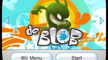 de Blob Wii Menu Channel Banner