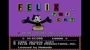 Felix the Cat (NES, 1992) - Full Walkthrough / Полное прохождение