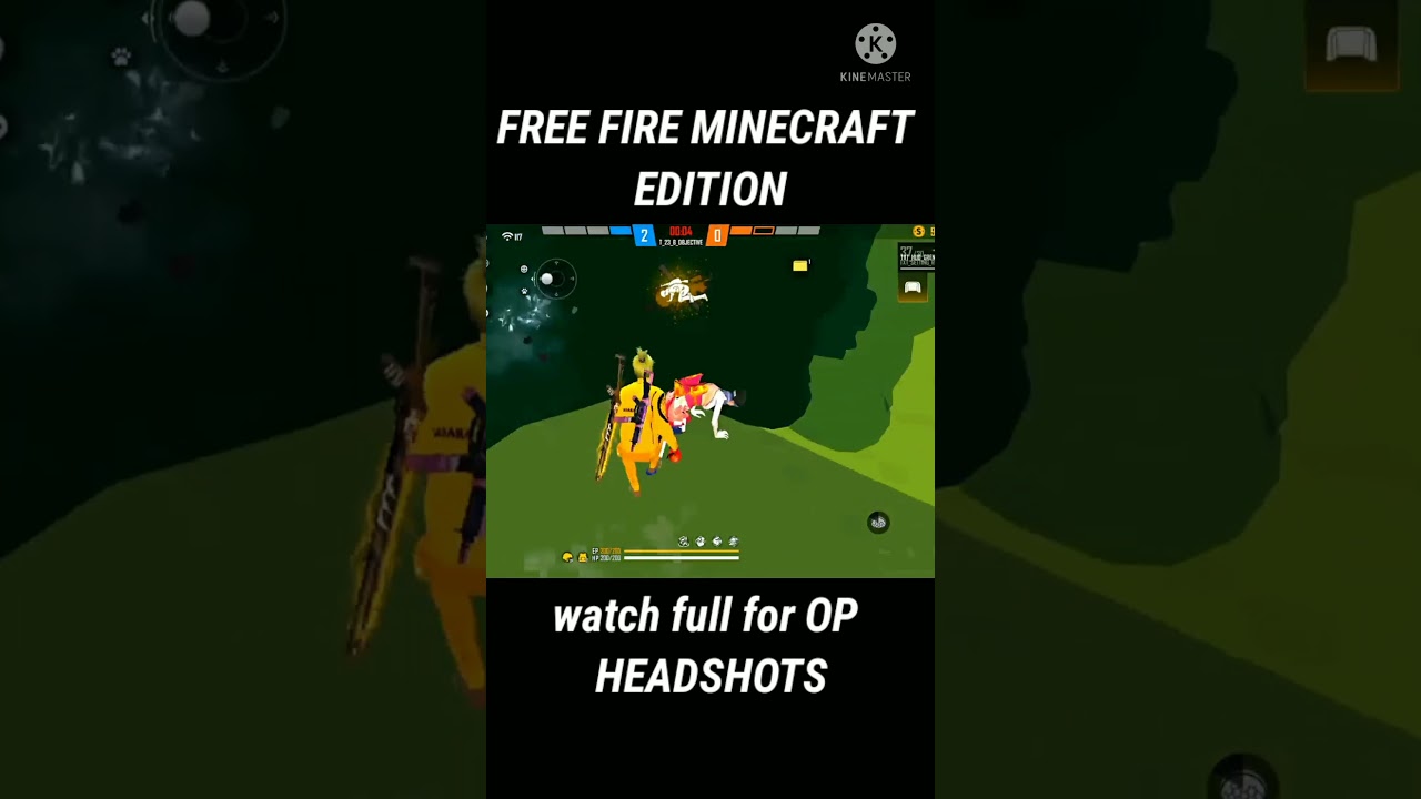 FREE FIRE MINECRAFT EDITION #shorts #shorts SHOT ON IPHONE