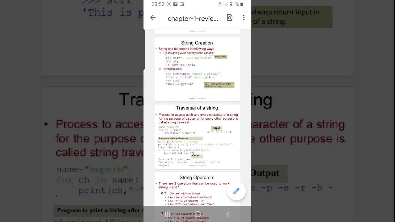 Python Revision Tour Class 12 Class 12 CS-Revision Tour Python - YouTube