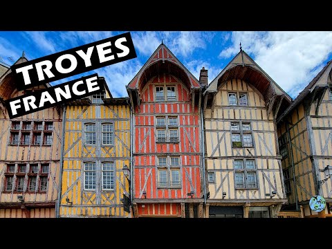 Video: Die mittel alterliche Stadt Troyes in der Champagne