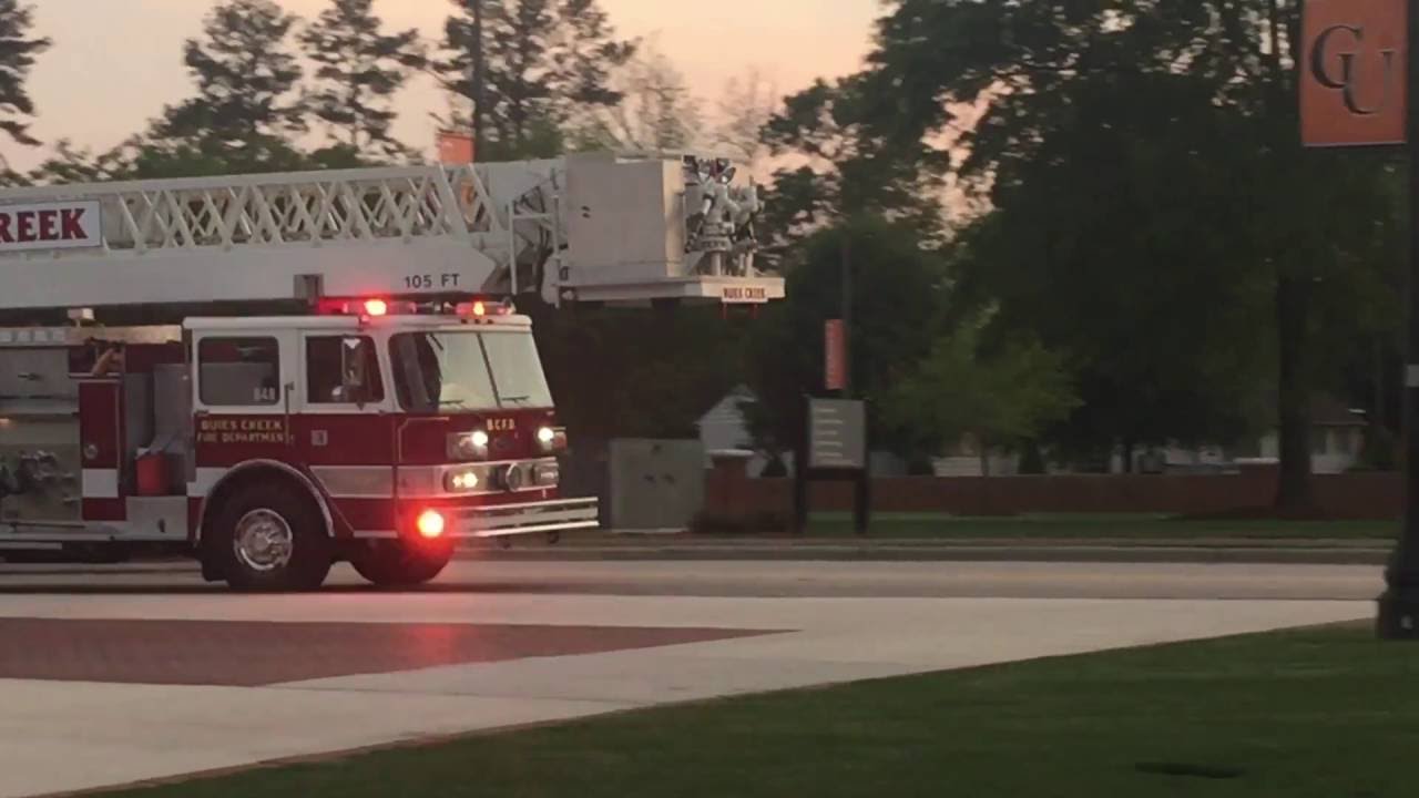 Buies Creek Fire Department Ladder 848 Responding YouTube