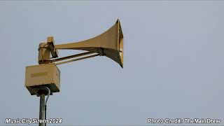 Federal Signal Thunderbolt 1003 Tornado Warning (Alternate Wail/Attack) Wapakoneta, Ohio (READ DESC)