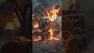 🔥 Fire JCB vs ❄️ Ice JCB | Epic Battle of Power! 😱 #Shorts