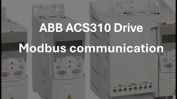 ABB ACS310 drive modbus communication parameter & programming in English