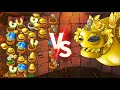 Fusion Plants Destroy Golden Zomboss | PVZ Fusion