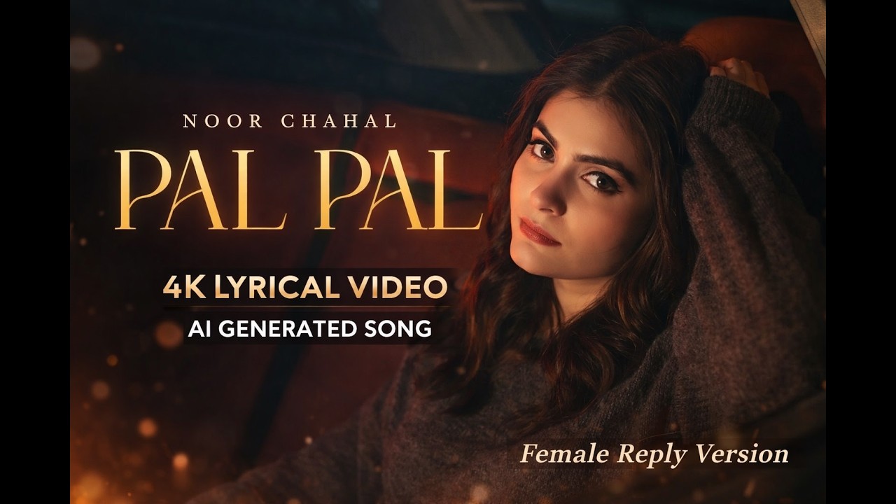 Pal Pal (Reply Version) | Female Response Song | Emotional Love Song 2026 4k lyrical video #trending
