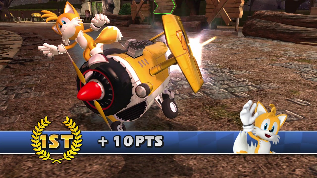 Sonic & SEGA All Stars Racing: Graffiti Cup Advanced as Tails
