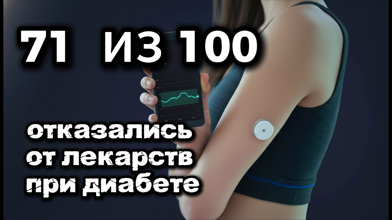 71 из 100 отказались от таблеток и уколов для снижения глюкозы. Разбираем исследование.