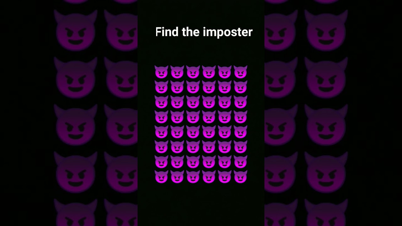 Find the imposter 