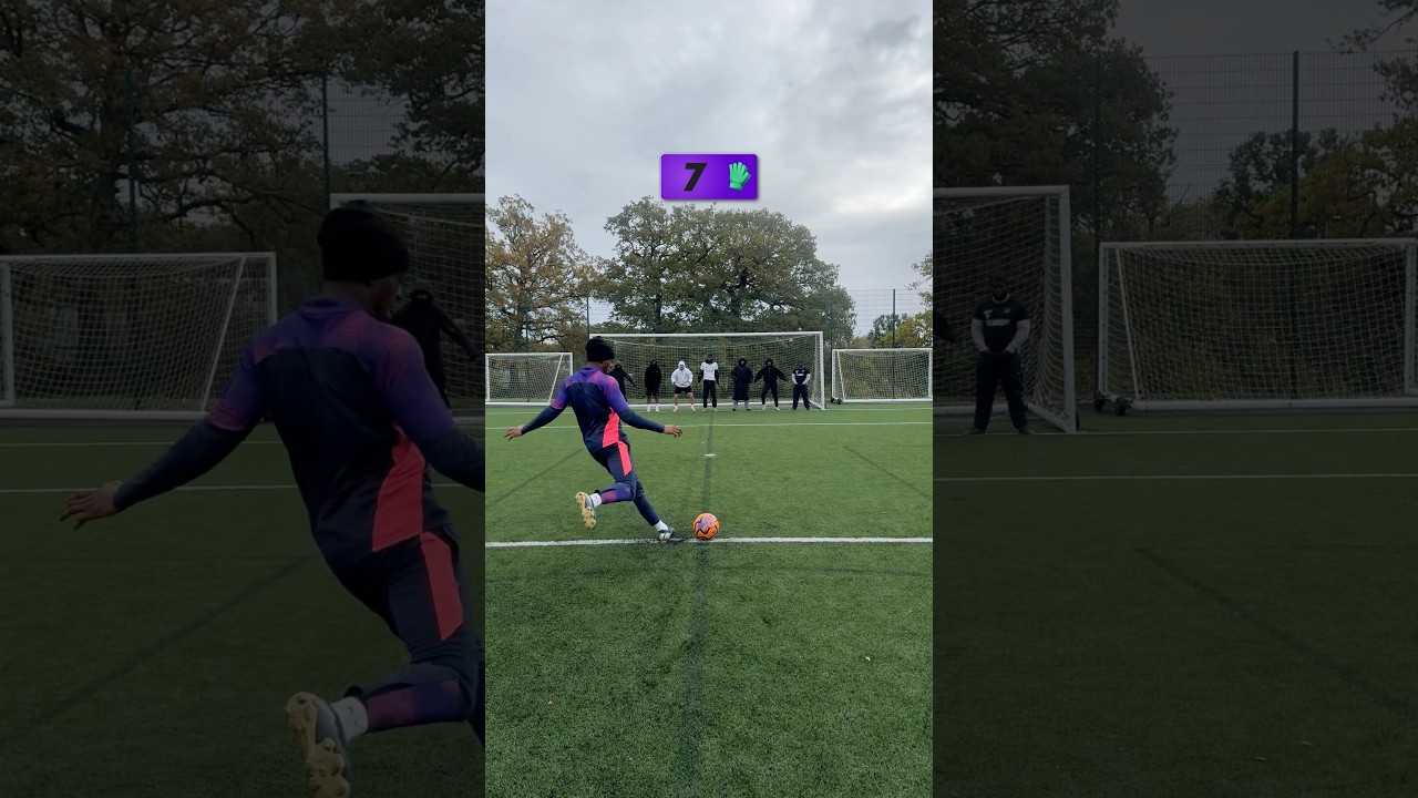 How many goalkeepers to stop me scoring ?🧤