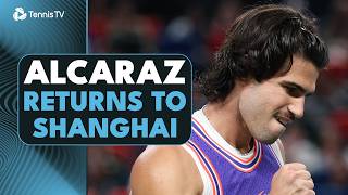 Carlos Alcaraz Plays Juan Manuel Cerundolo On His Return 🔙 | Shanghai 2026 Highlights screenshot 1