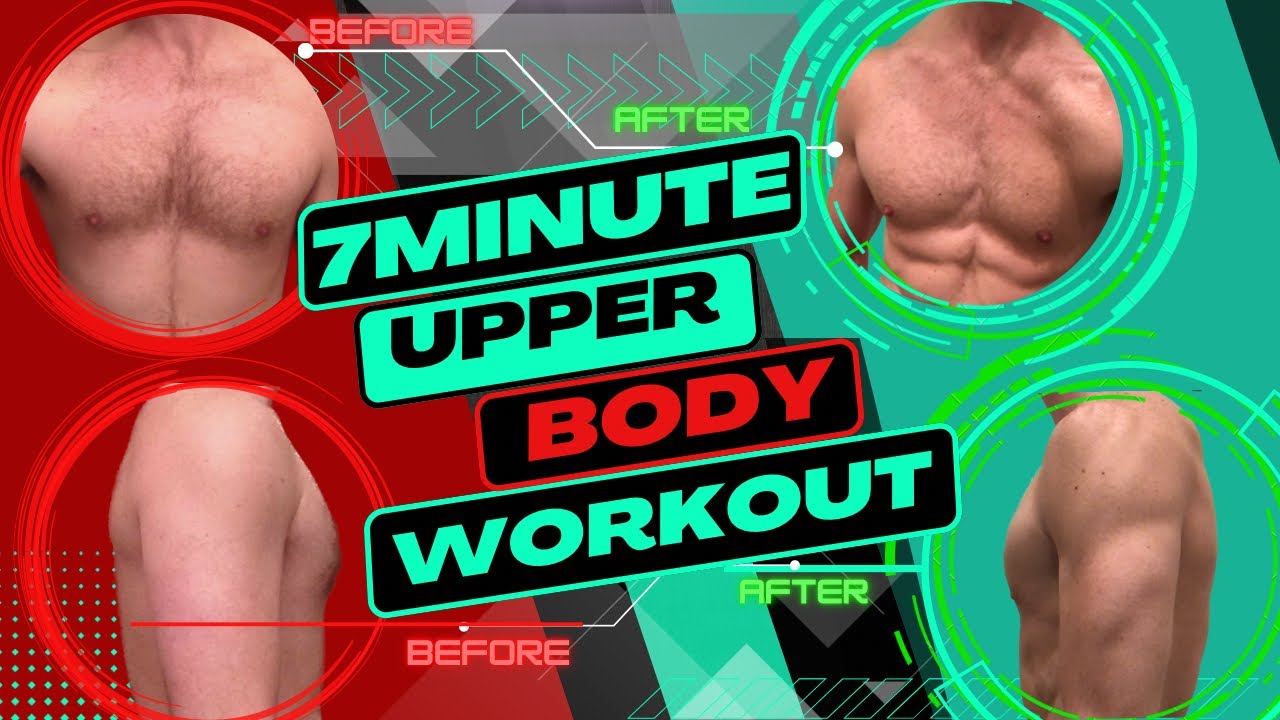 7 MINUTE UPPER BODY WORKOUT │ WORKOUT AT HOME│ USING HOUSEHOLD ITEMS ...