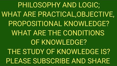 PHILOSOPHY AND LOGIC; CONTINUATION OF CHAPTER TWO.PLEASE SUBSCRIBE