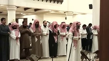 عشائيةعجيبة مبكية للشيخ محمد اللحيدان من سورة الأعراف 1440/6/20هــ