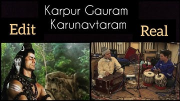Karpur Gauram Karunavtaram | Edit & Real Composer Video | Mahadev Serial Song | Background music |