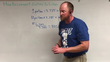 How to convert Gallons to Liters?