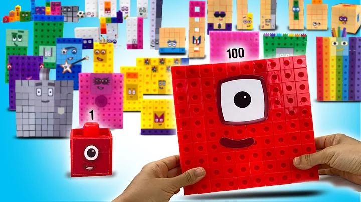DIY Numberblocks 1 to 100 Snap Cubes Custom Set ||...