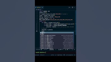 Bouncing Ball Game in Python ⚡️ #shorts