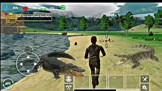 Woodcraft Island Survival Game screenshot 1