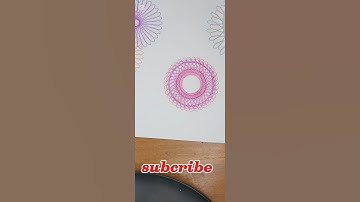 spirograph ASMR - relaxing drowning  styling #spirograph #spiro #drawing #shorts #top #art #artist