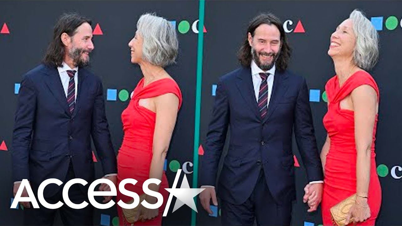 Keanu Reeves and artist girlfriend make rare public appearance on ...