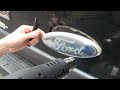 How to REMOVE &amp; REPLACE Faded Ford DECAL (tailgate or rear hatch)