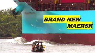 Brand New Maersk Container Ship Conquers Challenging River Bends by ShipSpotting Vietnam 4,289 views 1 month ago 13 minutes, 41 seconds