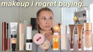 MAKEUP I REGRET BUYING | least favorite makeup products