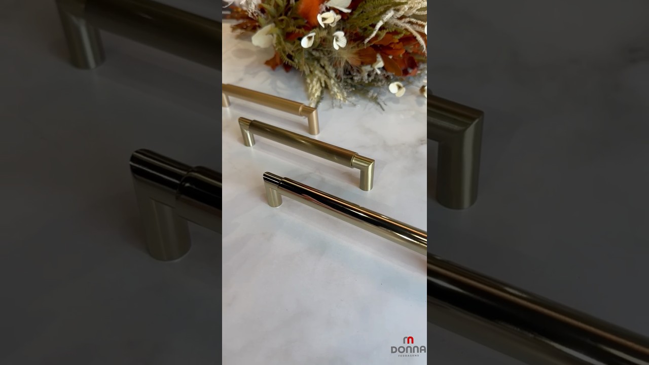 Puxador Alça Tellus Liso Gold 352mm - Zen | Alça
