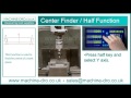 How to Use the Centre Find or Half Function on a Digital Readout Display Console DRO