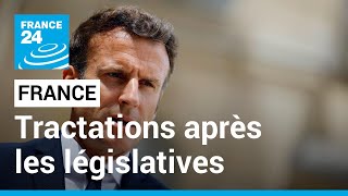 En direct : Emmanuel Macron poursuit ses consultations avec les partis politiques • FRANCE 24