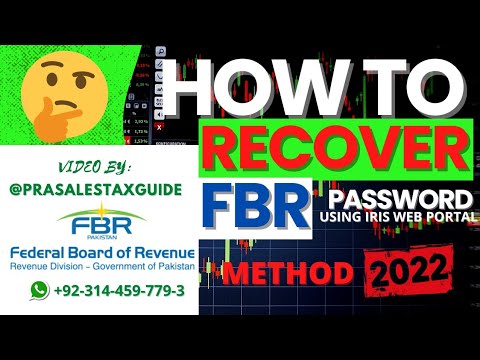 HOW TO RESET FBR IRIS PASSWORD USING IRIS FBR PORTAL