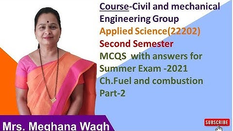 Fuel and combustion Part-2