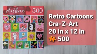 Puzzle TimeLapse: Retro Cartoons - Cra-Z-Art - 500 pieces
