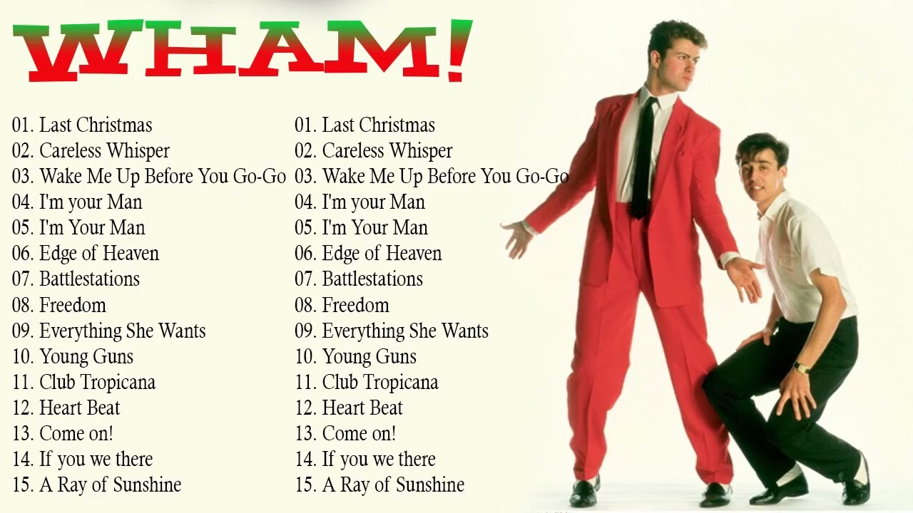 Wham! - greatest hits songs ❤❤🎶 Christmas special