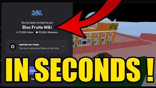 HOW to JOIN BLOX FRUITS WIKI DISCORD SERVER ✅PC & MOBILE✅