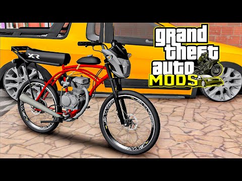 BIKE ARO 26 MONTADINHA 1MB (SÓ DFF) LEVE, VÁRIAS CORES E C/S BRAÇOS E  PERNAS - GTA SA ANDROID E PC 